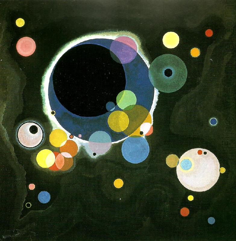 Red oval, Wassily Kandinsky